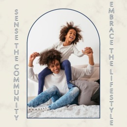 woman playing with daughter