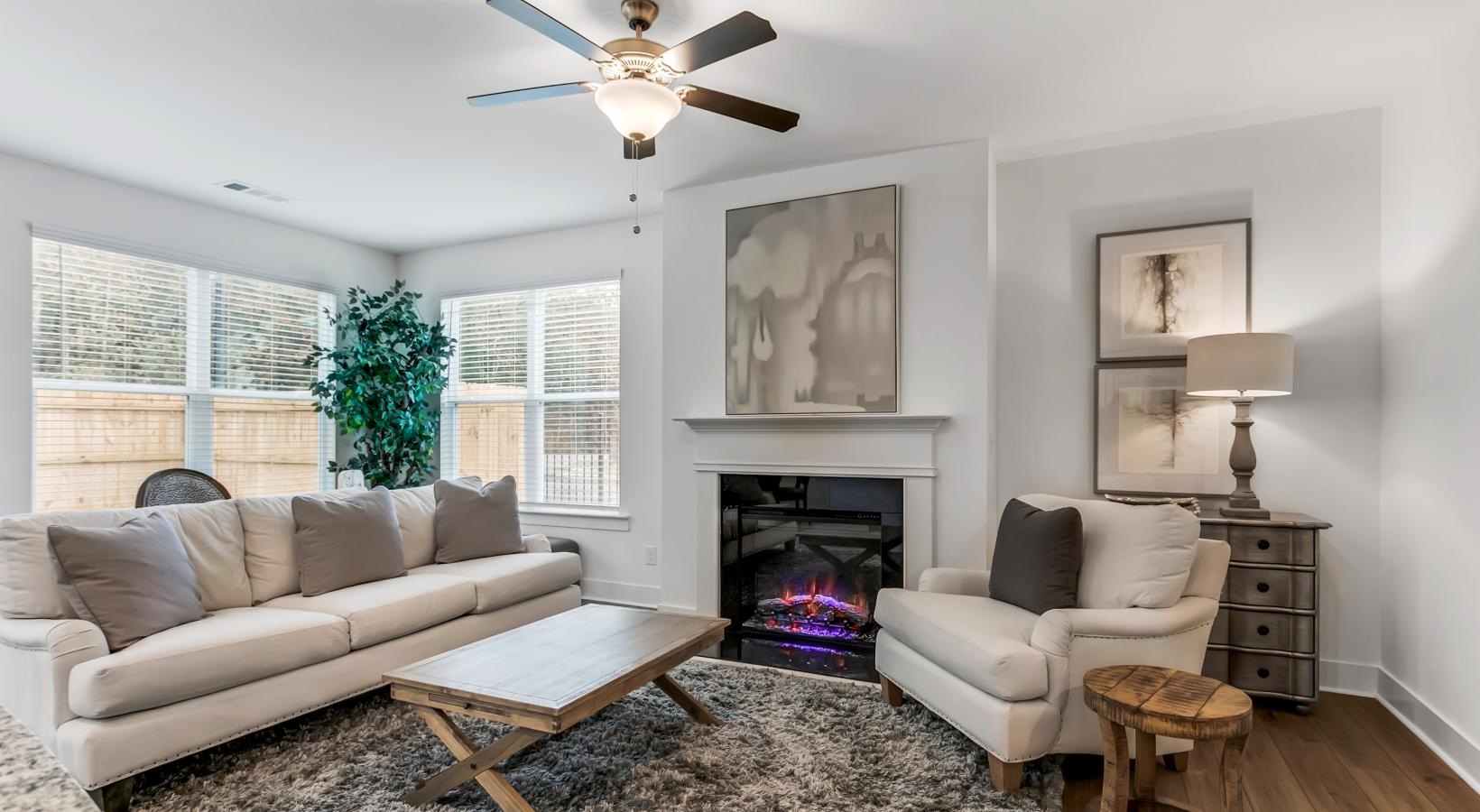 Beautiful living areas to match your lifestyle a living room with a fireplace