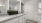 a bathroom with a marble countertop